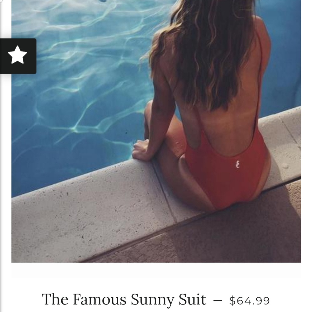 Red Sunny Co Swimsuit